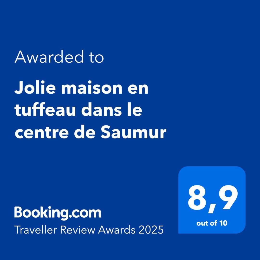 Jolie Maison Tuffeau Centre De Saumur Avec Local Velos Сомюр Экстерьер фото
